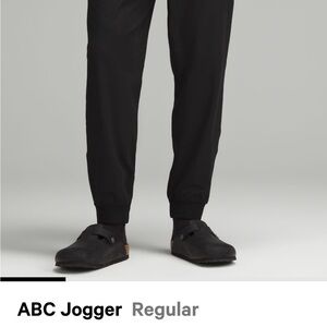 Lululemon ABC Jogger Regular Black